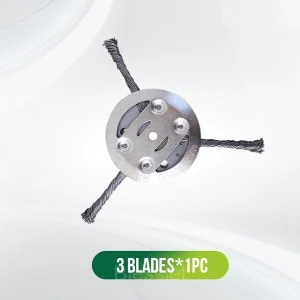 6-Inch Steel Wire Brush Cutter Trimmer Head for Lawn Mowers