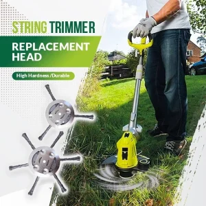 6-Inch Steel Wire Brush Cutter Trimmer Head for Lawn Mowers