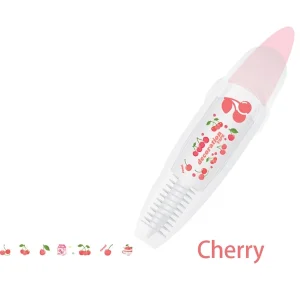 DIY Cute Animal Decorative Tape Pen for Journals and Crafts - Cherry
