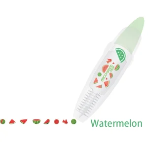 DIY Cute Animal Decorative Tape Pen for Journals and Crafts - Watermelon