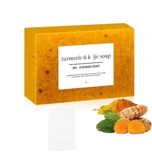 Lemon Turmeric Kojic Brightening Soap for Radiant Skin