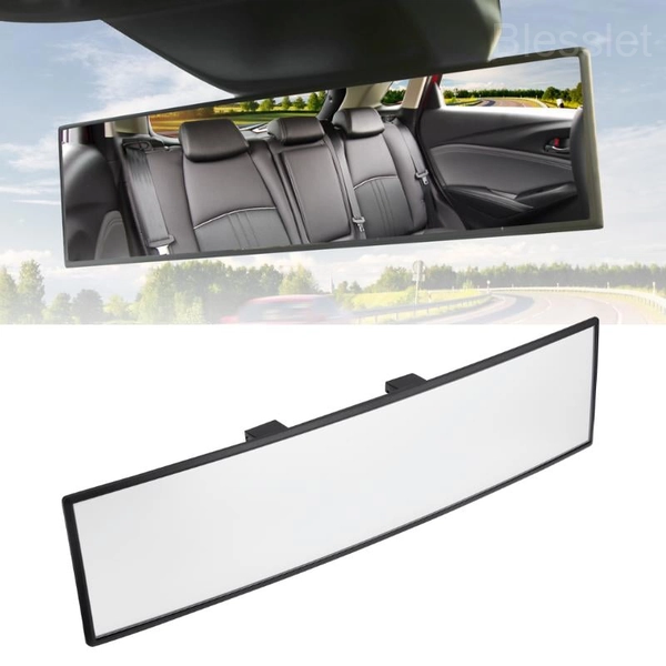 Universal 11.8" Panoramic Convex Rearview Mirror - Wide View - Buy 1