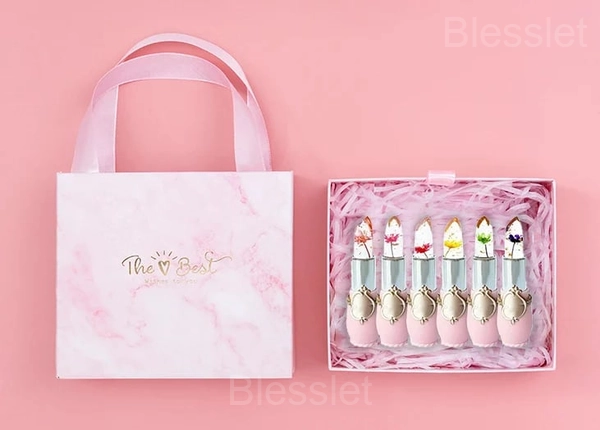Crystal Jelly Flower Lipstick – Color Changing Temperature Balm - ALL COLORS (A gift box for free)