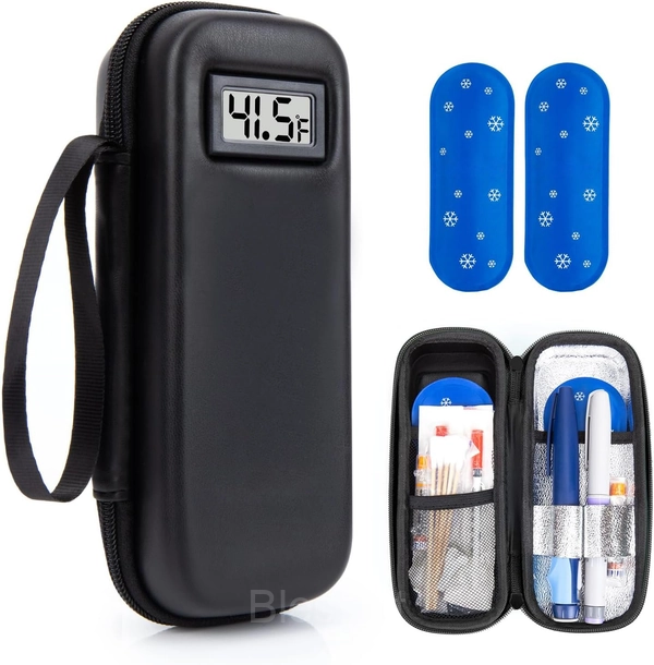 Insulin Cooler Travel Case with Digital Temperature Display