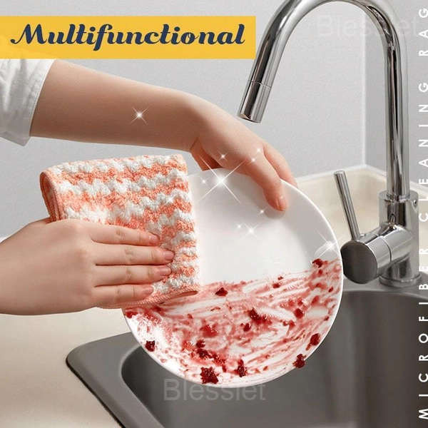 Premium Reusable Cleaning Cloth for Kitchen, Car & Home
