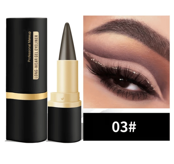 Long-Lasting Quick-Dry Matte Eyeliner for Bold Eyes - #03 brown