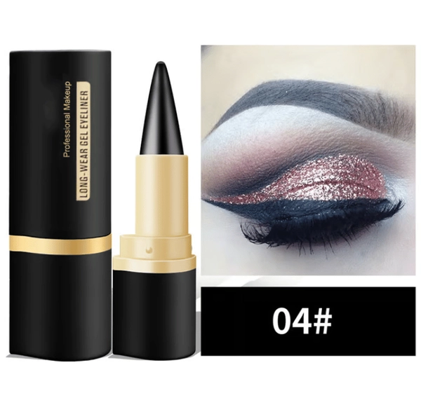Long-Lasting Quick-Dry Matte Eyeliner for Bold Eyes - #04 black