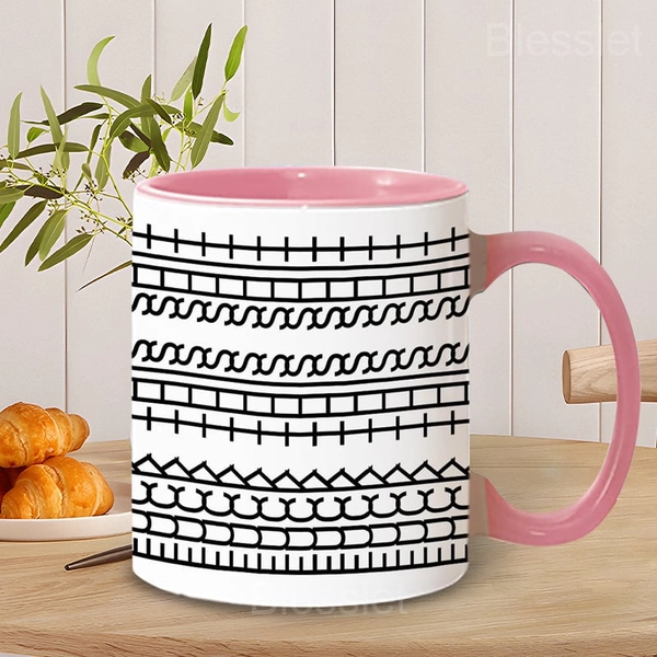 Hidden Message Coffee Mug - Unique Gift for Work Bestie - PINK