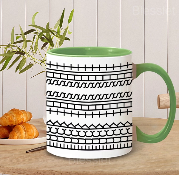 Hidden Message Coffee Mug - Unique Gift for Work Bestie - GREEN