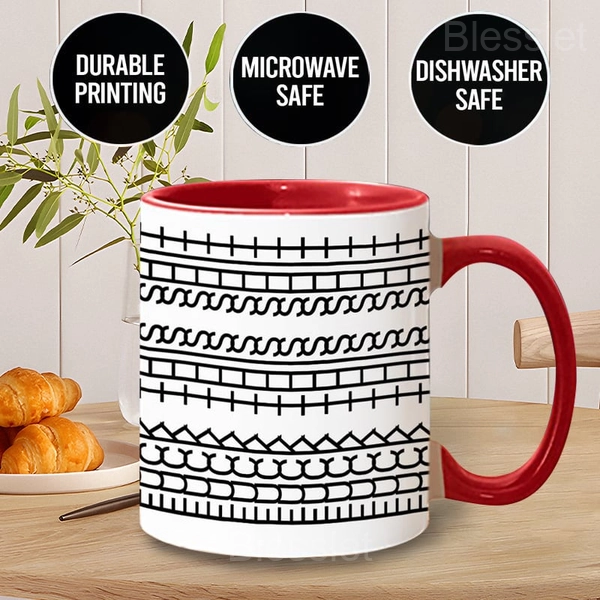 Hidden Message Coffee Mug - Unique Gift for Work Bestie - RED