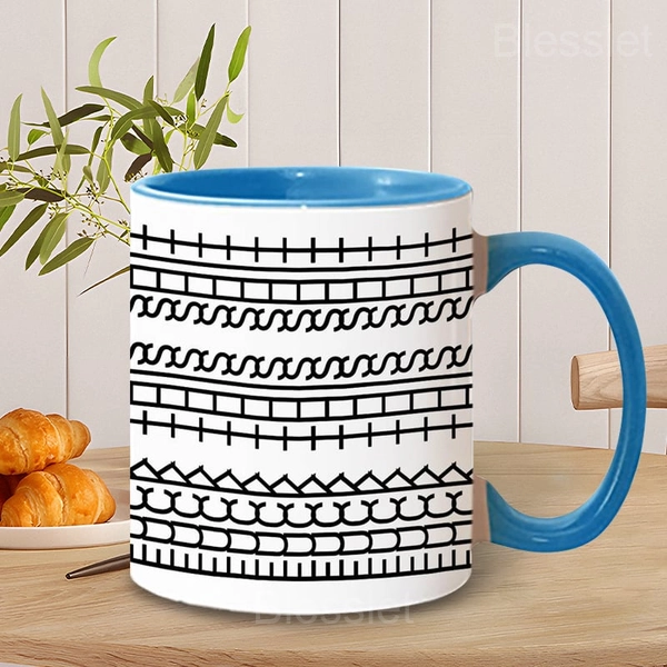 Hidden Message Coffee Mug - Unique Gift for Work Bestie - BLUE
