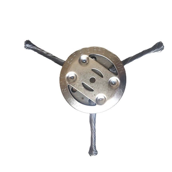Universal Steel Wire Trimmer Head for Weed Brush Cutting & Lawn Care