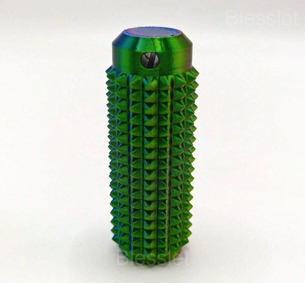 Portable Spiky Fidget Keychain – Colorful Sensory Stress Relief Tool - Colorful Green