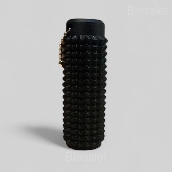 Portable Spiky Fidget Keychain – Colorful Sensory Stress Relief Tool - Black