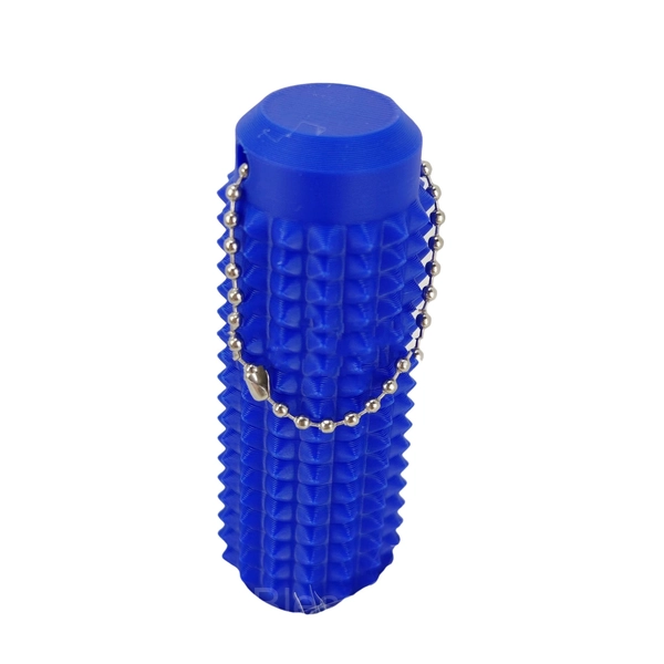 Portable Spiky Fidget Keychain – Colorful Sensory Stress Relief Tool - Blue