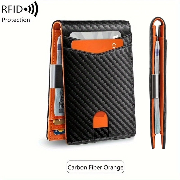 Slim RFID-Blocking Wallet for Men – Compact & Durable