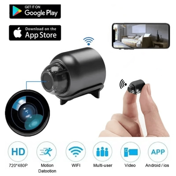 Mini 5G Wireless WiFi Camera 480P HD with Night Vision - 🔥🔥Camera with 128GB TF card