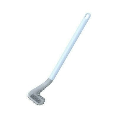 Golf Brush Head Toilet Brush with Wall-Mounted Long Handle - Blue, Only A Brush