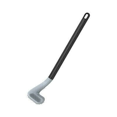 Golf Brush Head Toilet Brush with Wall-Mounted Long Handle - Black, Only A Brush
