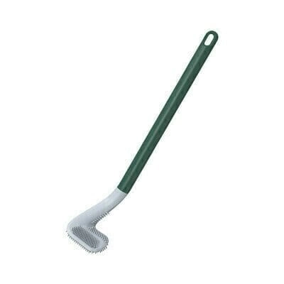 Golf Brush Head Toilet Brush with Wall-Mounted Long Handle - Green, Only A Brush