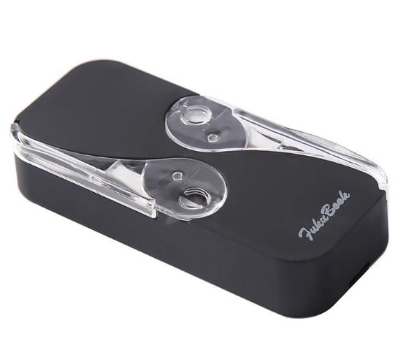 Portable Automatic Two-Way Dental Floss Dispenser with Toothpick - BLACK