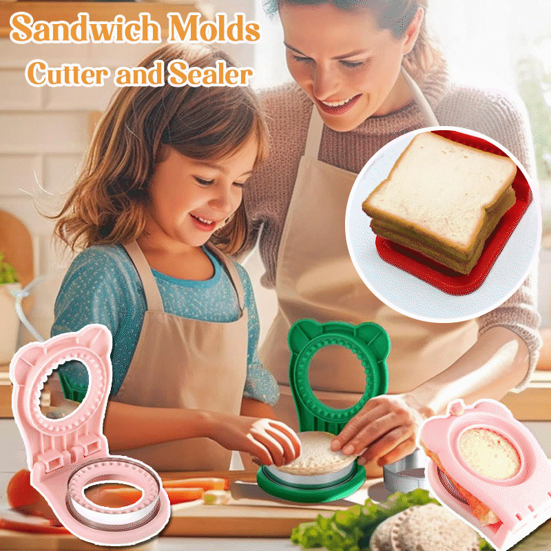 Kids Sandwich Cutter & Sealer with Food-Grade Stainless Steel