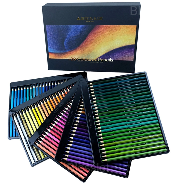 24/48/72/120 Color Vibrant Artist-Grade Colored Pencils Set - 120 Colors(gift box)
