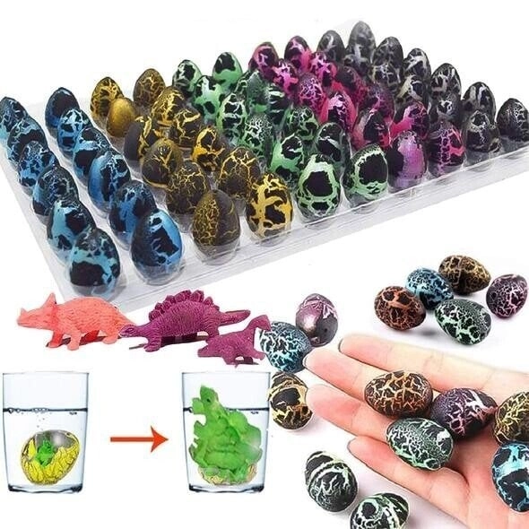 Magic Hatching Growing Dinosaur Eggs - Fun Easter Surprise Toy