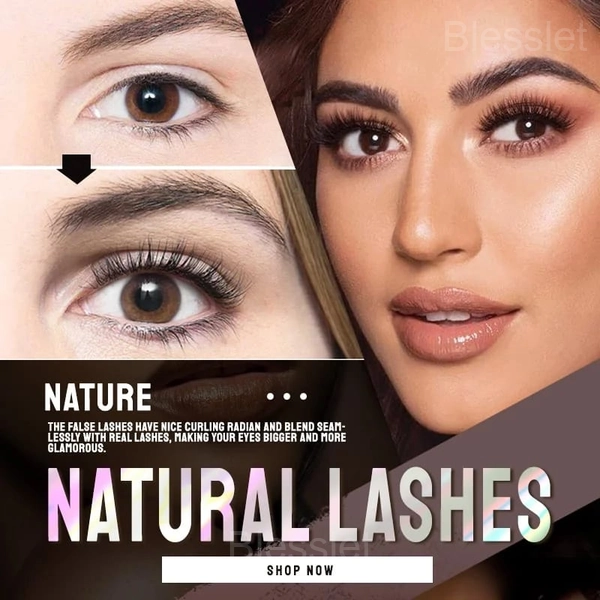 Reusable Self-Adhesive Eyelashes – No Glue, Natural & Easy Application