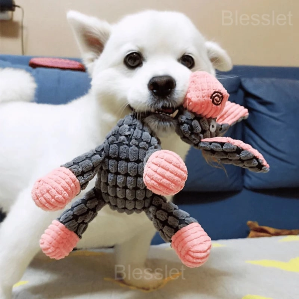 ExtremeDonkey™ Durable Dog Toy for Aggressive Chewers 25cm - Grey