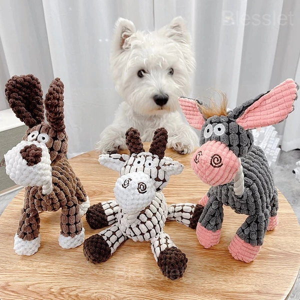 ExtremeDonkey™ Durable Dog Toy for Aggressive Chewers 25cm