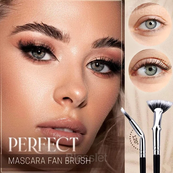 LashFan 120° Folding Mascara Fan Brush for Clump-Free Lashes