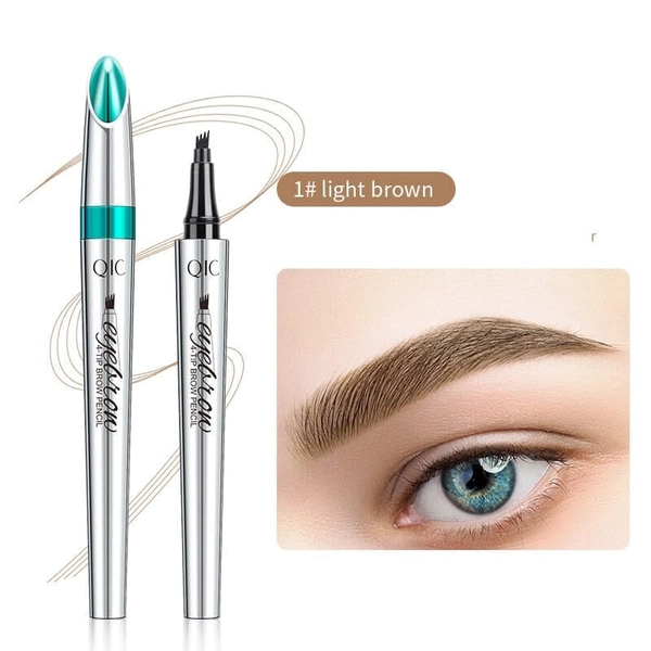 3D Waterproof Microblading Eyebrow Pen with 4-Pronged Tip
