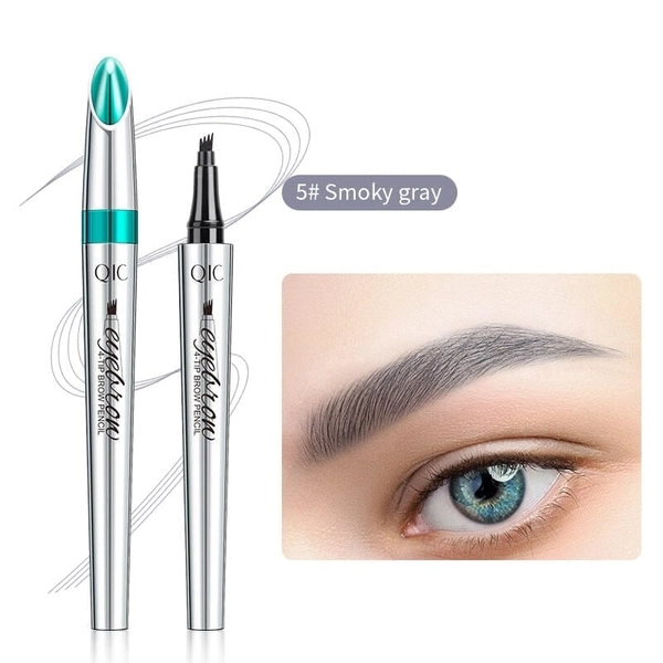 3D Waterproof Microblading Eyebrow Pen with 4-Pronged Tip
