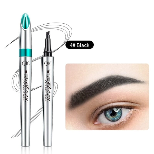 3D Waterproof Microblading Eyebrow Pen with 4-Pronged Tip