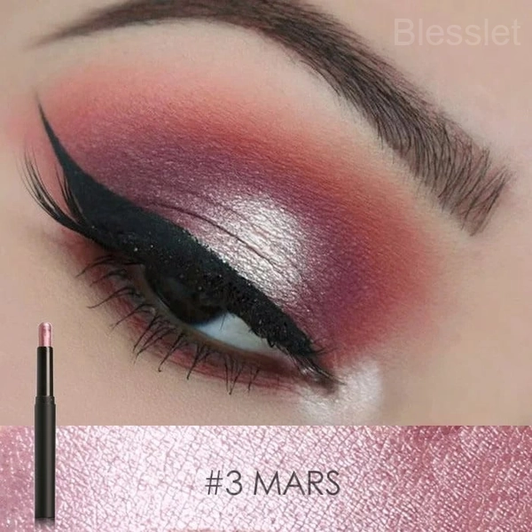 Long-Lasting Glitter Eye Shadow Pen with Intense Pigment - #3 Mars
