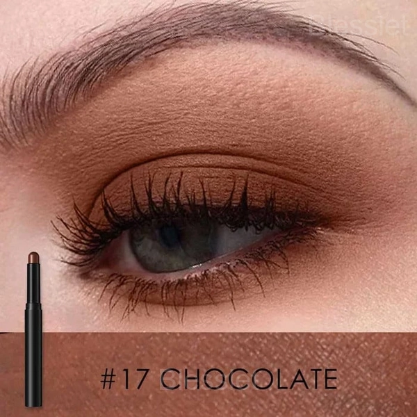 Long-Lasting Glitter Eye Shadow Pen with Intense Pigment - #17 Chocolate