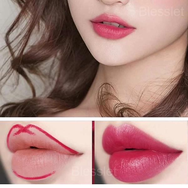 Double-Ended Waterproof Matte Lip Liner & Non-Stick Lipstick