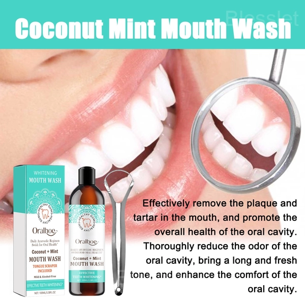 Cocomint Pulling Oil with 7 Essential Oils & Vitamins for Oral Care