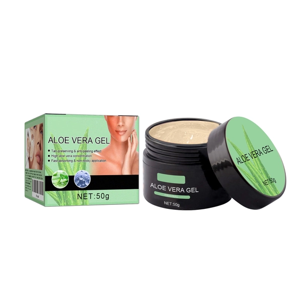 Natural Intensive Tanning Accelerator Gel for Fast, Deep Glow - After Sun(Aloe Vera Gel), Buy 2 Get 1 Free