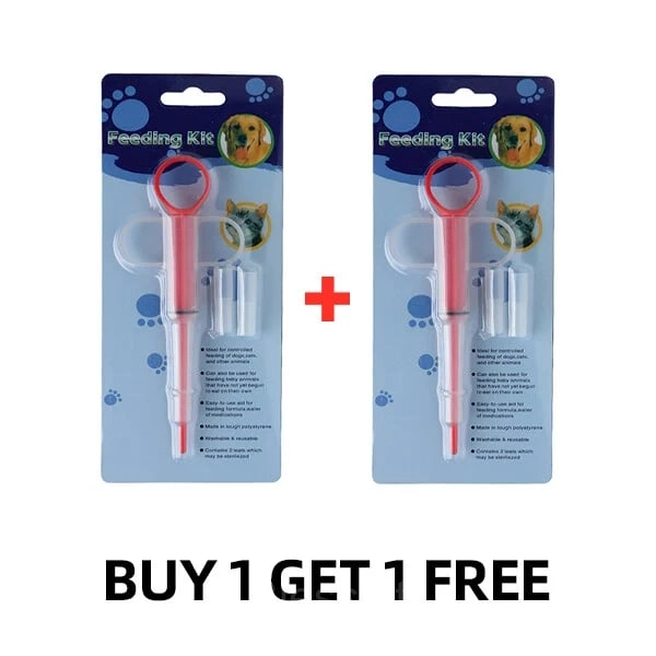 Pet Medicine Feeder with Soft Silicone Tip – Pill & Liquid Dispenser