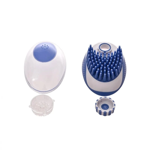 Silicone Pet Bath Brush & Massage Comb for Horses, Dogs & Cats - New Arrive(stiff brush)