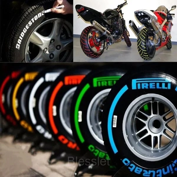 Waterproof Tire Paint Pen for Car and Motorcycle Custom Designs