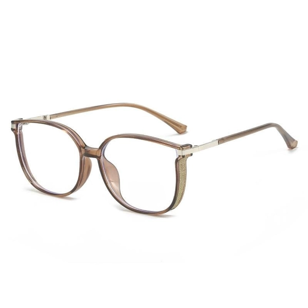 Women’s Anti-Blue Light Reading Glasses with Comfortable Nose Pads - Brown, '+1.00 / 40-45 YEAR OF AGE