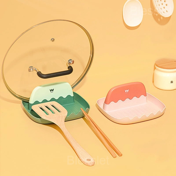 Utensils & Pot Lid Rest Holder with Drip Tray - Easy Clean - 👍BUY 2 (GET 1 FREE NOW), GREEN