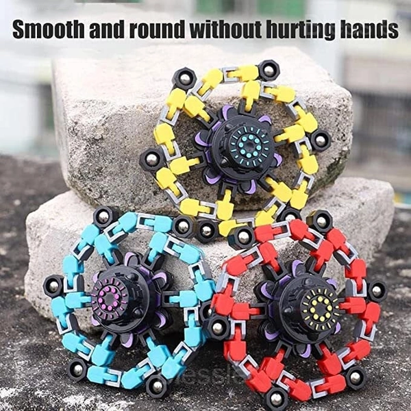 Transformable Fingertip Gyro Stress Relief Toy for Kids & Adults
