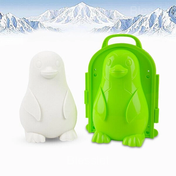 4-in-1 Snow & Sand Toy Kit – Penguin, Duck, Heart & Snowball Molds - 🐧 PENGUIN 🐧