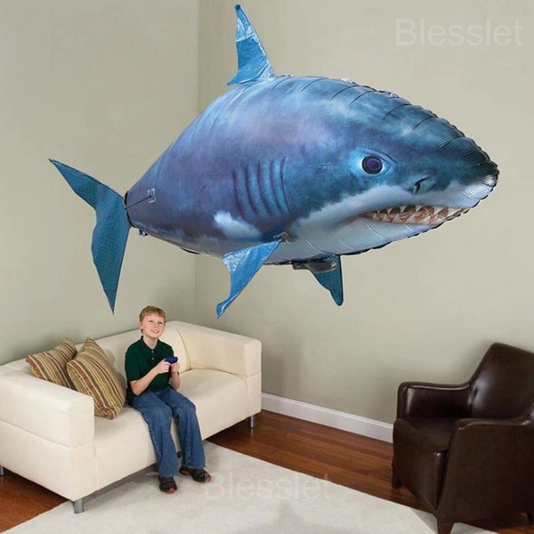 Remote Control Flying Shark & Clownfish Balloon Toy