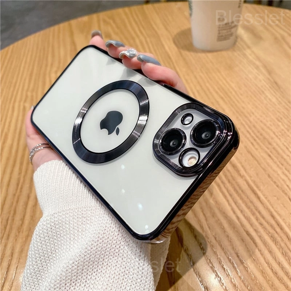 iPhone 14 Pro Max Magnetic Charging Case with Camera Protector - BLACK, IPHONE 14 PRO