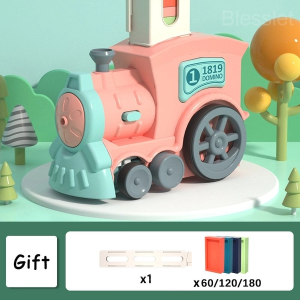 Automatic Domino Train Educational Toy for Kids - STEM Learning Fun